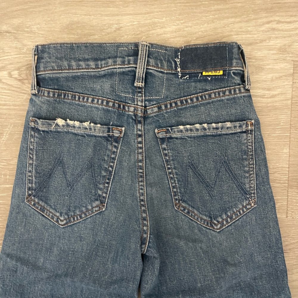 MOTHER x La Doublej The Tomcat Roller Printed Flare Jeans - Picture 6 of 9
